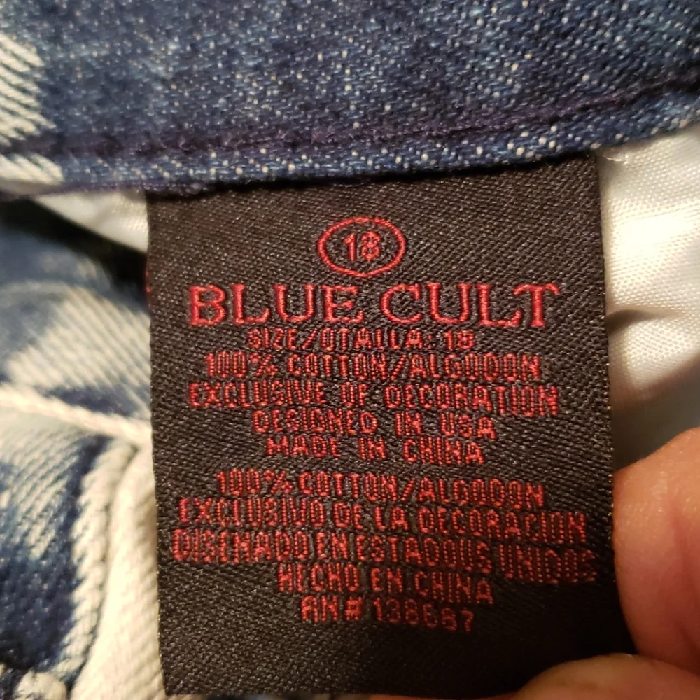 Blue Cult Denim Shorts - Picture 6 of 6